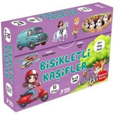 2. ve 3. Sınıf Bisikletli Kaşifler Serisi Seti-10 Kitap Takım