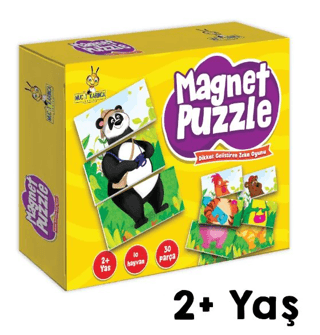 2+ Yaş Magnet Puzzle Dikkat Geliştiren Zeka Oyunu