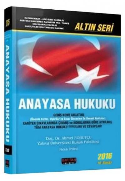 2016 Anayasa Hukuku Altın Seri Konu Anlatımı