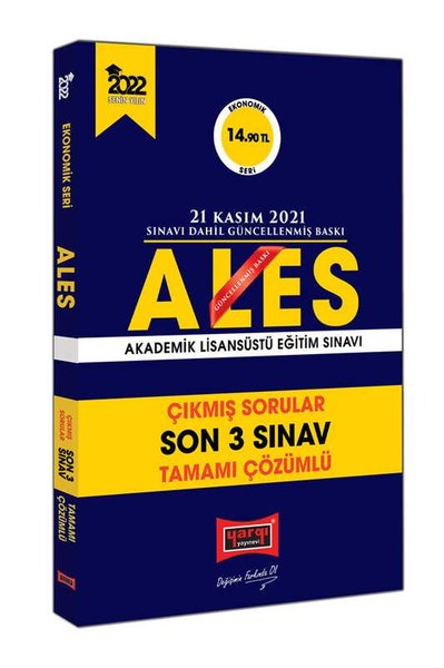 2022 ALES Ekonomik Seri Tamamı Çözümlü Son 3 Sınav Çıkmış Sorular Kole