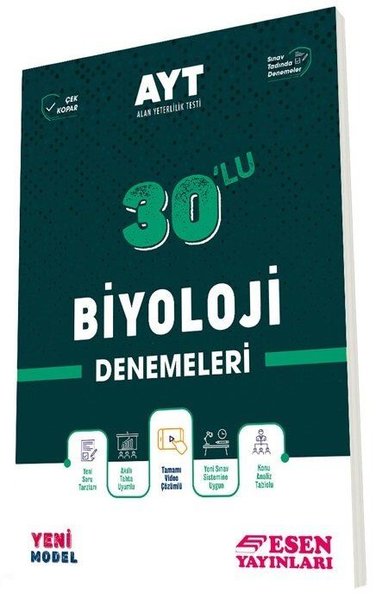 2022 AYT Biyoloji 30'lu Deneme