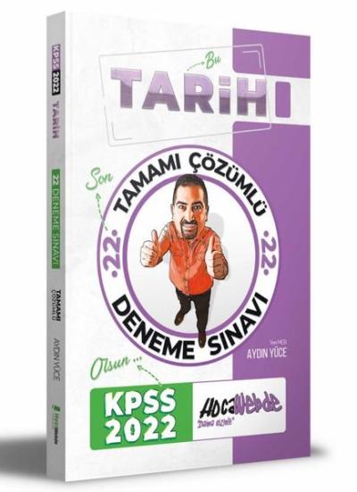 2022 KPSS Tarih Tamamı Çözümlü 22 Deneme Aydın Yüce