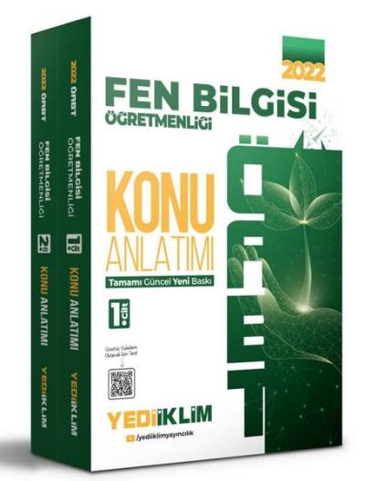 2022 ÖABT Fen Bilgisi Öğretmenliği Konu Anlatımlı Modüler Set - 2 Cilt Takım