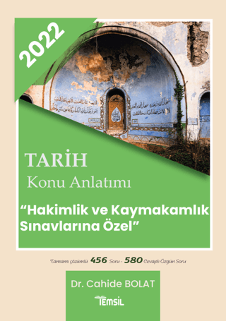2022 Tarih Konu Anlatımı - Hakimlik ve Kaymakamlık Sınavlarına Özel