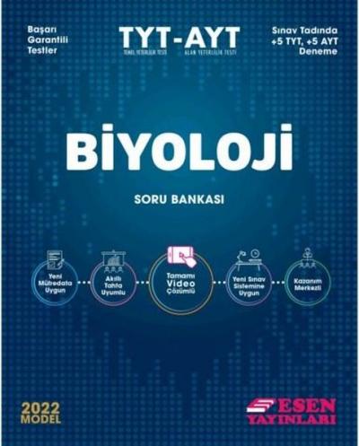 2022 TYT AYT Biyoloji Soru Bankası