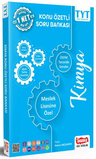 2022 TYT Kimya Konu Özetli Meslek Lisesine Özel Soru Bankası