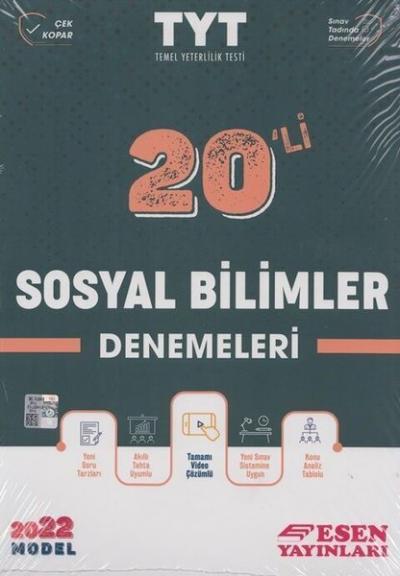 2022 TYT Sosyal Bilimleri 20'li Deneme