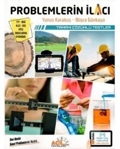 YKS TYT MSÜ KPSS Problemlerin İlacı Tamamı Çözümlü Testler