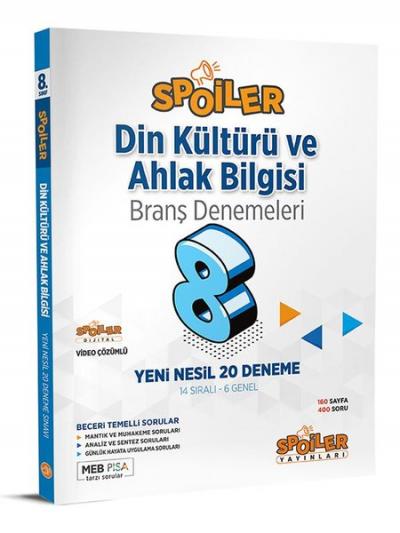 2023 8.Sınıf Din Kültürü ve Ahlak Bilgisi Branş Denemeleri