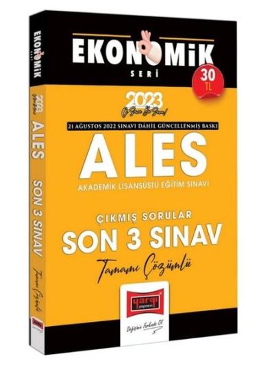 2023 ALES Ekonomik Seri Tamamı Çözümlü Son 3 Sınav Çıkmış Sorular Kole