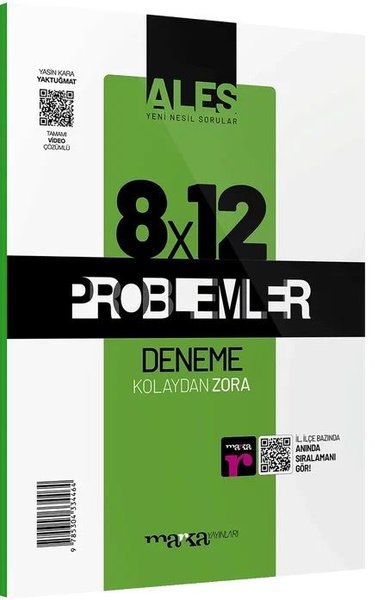 2023 ALES Problemler 8x12 Deneme Kolektif