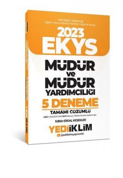 2023 MEB EKYS Müdür ve Müdür Yardımcılığı Tamamı Çözümlü 5 Deneme