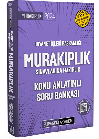 2024 Diyanet İşleri Başkanlığı Murakıplık Sınavlarına Hazırlık Konu Anlatımlı Soru Bankası
