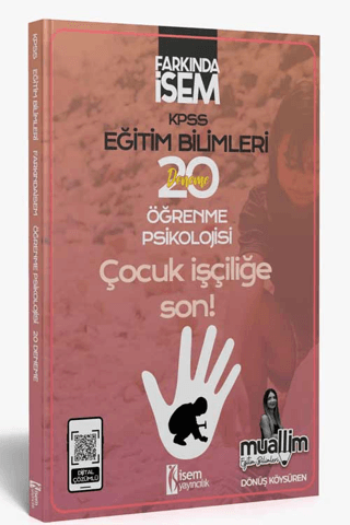 2024 Farkında İsem KPSS Eğitim Bilimleri Öğrenme Psikolojisi 20 Deneme