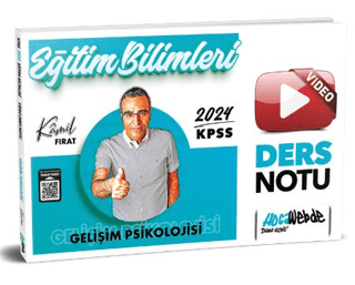 2024 KPSS Eğitim Bilimleri Gelişim Psikolojisi Video Ders Notu