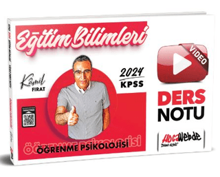 2024 KPSS Eğitim Bilimleri Öğrenme Psikolojisi Video Ders Notu