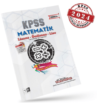2024 KPSS Matematik El Yazısı Ders Notları Kitabı