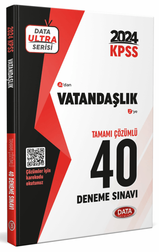 2024 KPSS Ultra Serisi Vatandaşlık 40 Deneme Sınavı