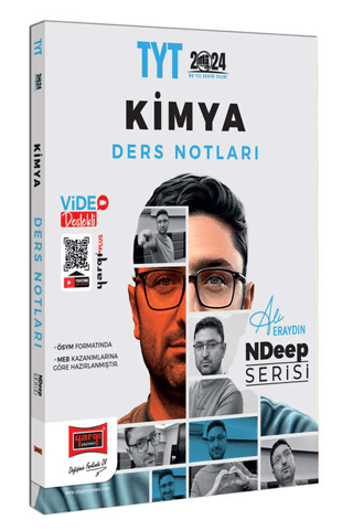 2024 NDeep Serisi TYT Kimya Video Ders Notları (Ciltli) Ali Eraydın