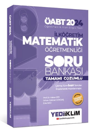 2024 ÖABT İlköğretim Matematik Öğretmenliği Tamamı Çözümlü Soru Bankası