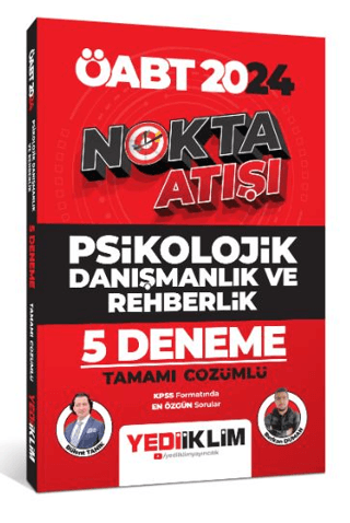 2024 ÖABT Nokta Atışı Psikolojik Danışmanlık ve Rehberlik Tamamı Çözümlü 5 Deneme
