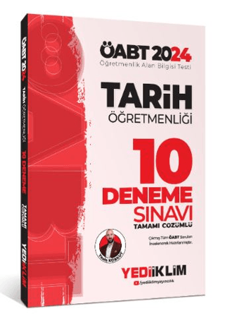 2024 ÖABT Tarih Öğretmenliği Tamamı Çözümlü 10 Deneme
