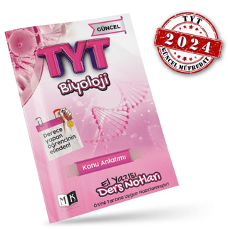 2024 TYT Biyoloji El Yazısı Ders Notları Kitabı