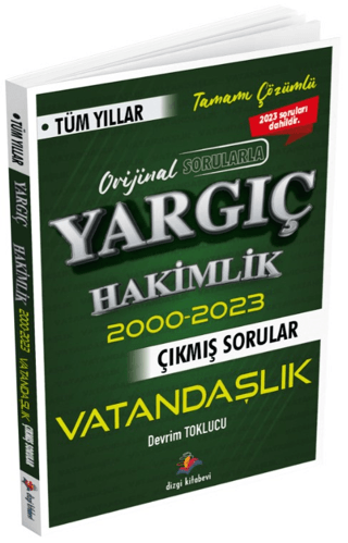 2024 Yargıç Hakimlik Vatandaşlık Tüm Yıllar Çıkmış Sorular