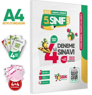 2025 5. Sınıf KDS (Konu Değerlendirme Sınavı) Sarmal Deneme Seti 4lü Türkiye Geneli Dijital Çözümlü