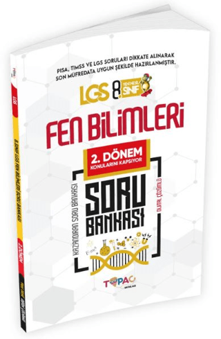 2025 8.Sınıf LGS Fen Bilimleri 2. Dönem Soru Bankası