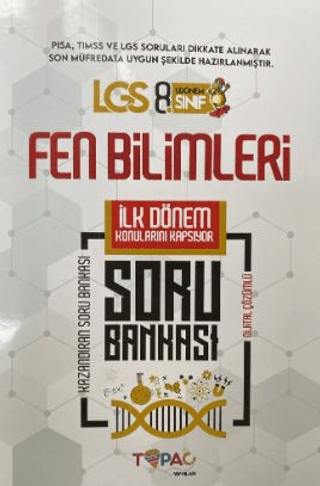 2025 8. Sınıf Yeni Sistem LGS Fen Bilimleri Dijital Çözümlü Soru Bankası