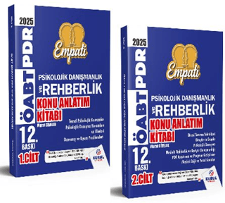 2025 AGS-ÖABT Empati Psikolojik Danışmanlık ve Rehberlik Konu Anlatımlı Modüler Set