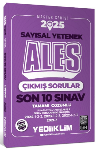 2025 ALES Master Serisi Sayısal Yetenek Tamamı Çözümlü Son 10 Sınav Çıkmış Sorular