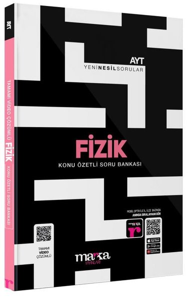 2025 AYT Fizik Konu Özetli Yeni Nesil Soru Bankası Tamamı Video Çözümlü