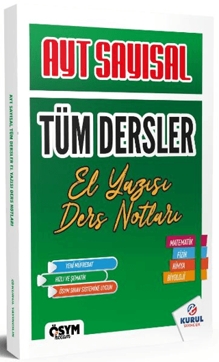 2025 AYT Sayısal Tüm Dersler El Yazısı Ders Notları