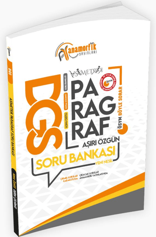 2025 DGS Türkçe Asimetrik Paragraf Konu Özetli Dijital Çözümlü Soru Bankası