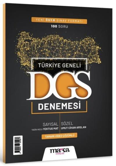 2025 DGS Türkiye Geneli Sayısal Sözel Yeni Sınav Müfredatına Uygun Deneme