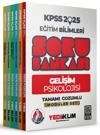 2025 KPSS Eğitim Bilimleri Tamamı Çözümlü Modüler Set Soru Bankası Kol