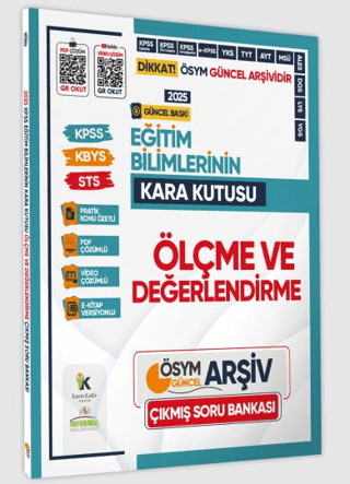 2025 Eğitim Bilimlerinin Kara Kutusu ÖLÇME ve DEĞERLENDİRME Konu Özetli D.Çözümlü Soru Bankası