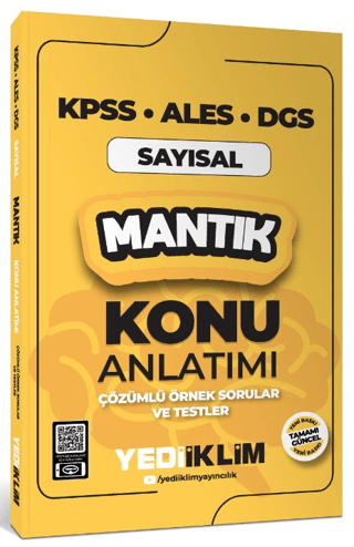 2025 KPSS ALES DGS Sayısal Mantık Konu Anlatımı