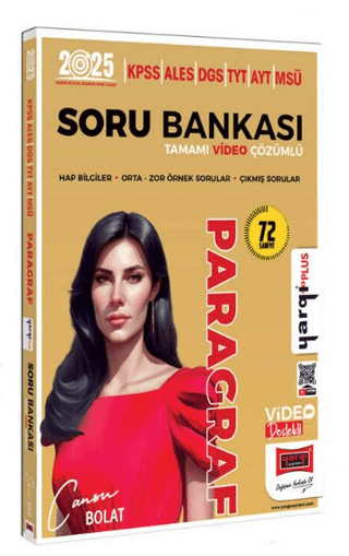 2025 KPSS ALES DGS TYT AYT MSÜ Tamamı Video Çözümlü Paragraf Soru Bankası