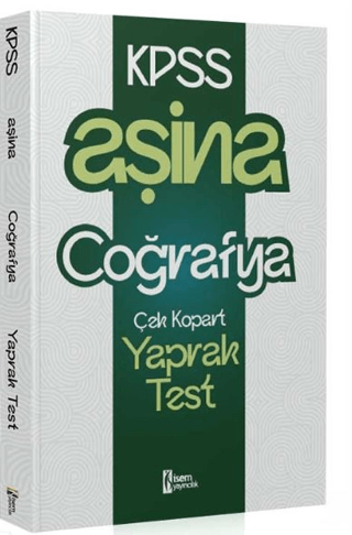 2025 KPSS Aşina Coğrafya Çek Kopart Yaprak Test