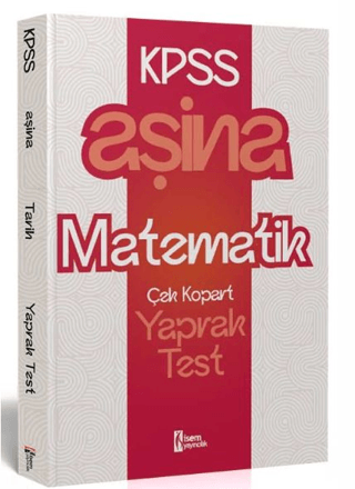 2025 KPSS Aşina Matematik Çek Kopart Yaprak Test