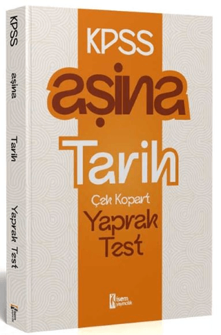 2025 KPSS Aşina Tarih Çek Kopart Yaprak Test