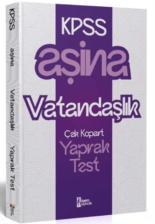 2025 KPSS Aşina Vatandaşlık Çek Kopart Yaprak Test