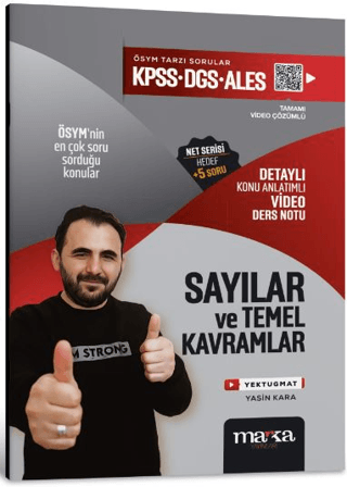 2025 KPSS – DGS – ALES Sayılar ve Temel Kavramlar Detaylı Konu Anlatımlı Ders Notu