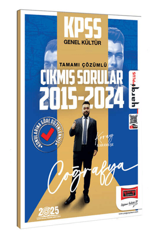 2025 KPSS Genel Kültür 2015-2024 Coğrafya Konularına Göre Düzenlenmiş 