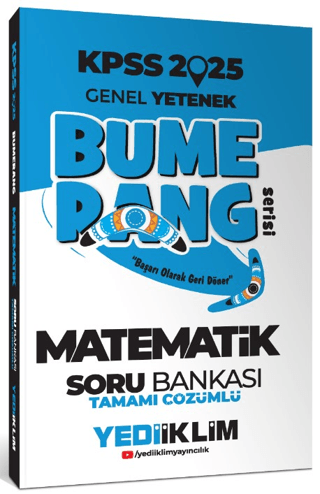 2025 KPSS Genel Yetenek Bumerang Matematik Tamamı Çözümlü Soru Bankası