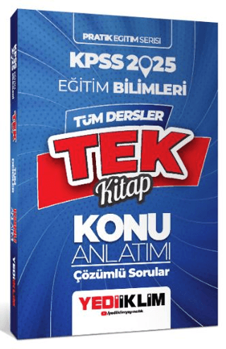 2025 KPSS Pratik Eğitim Serisi Tüm Dersler Eğitim Bilimleri Tek Kitap Konu Anlatımı (Soru İlaveli)