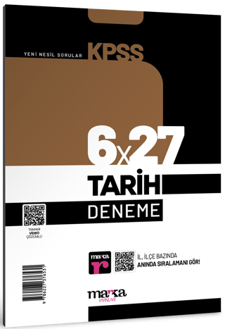 2025 KPSS Tarih 6x27 Deneme Tamamı Video Çözümlü